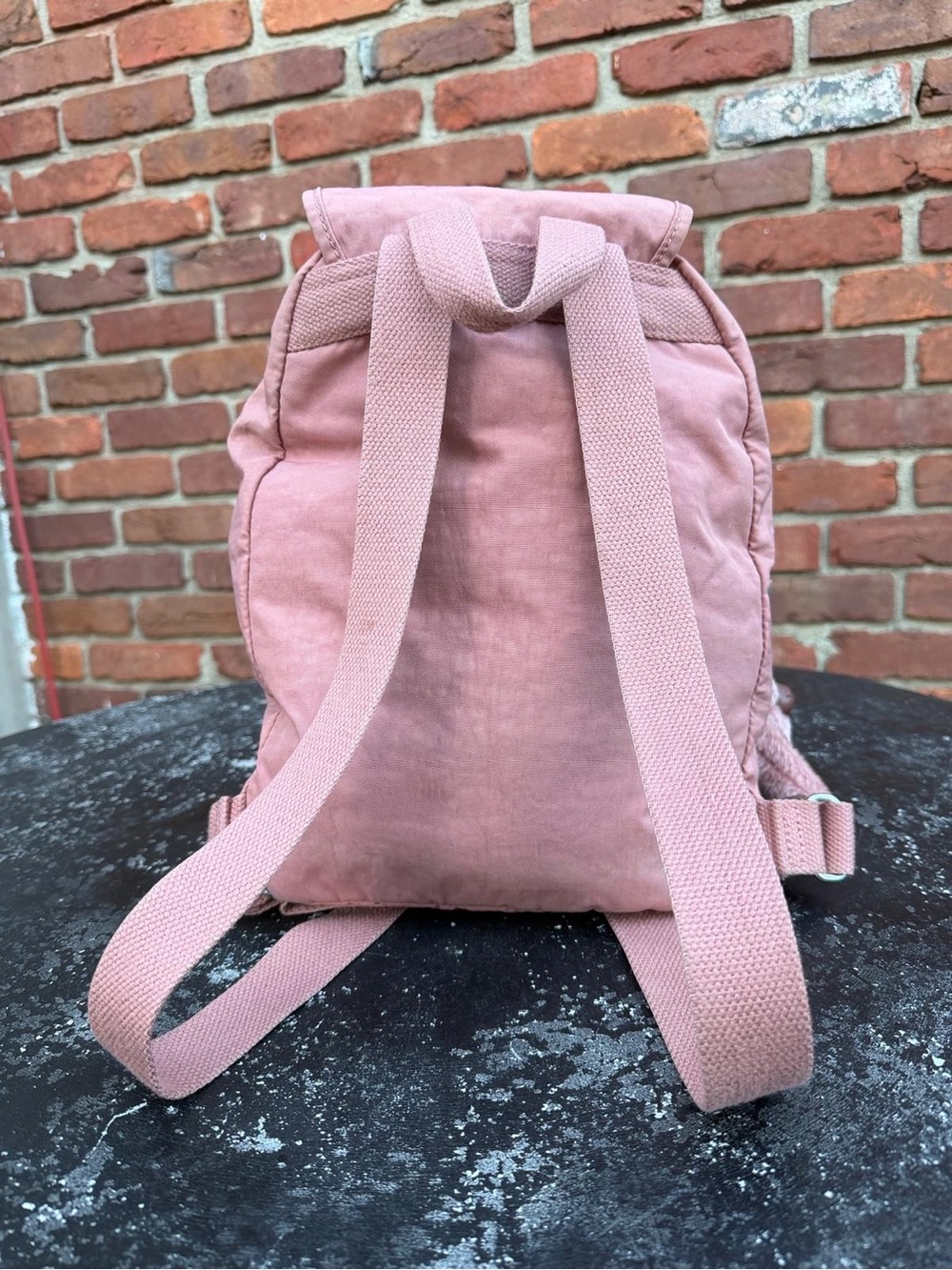 Kipling Queenie Backpack in Kind Pink with Monkey Keychain - Picture 5 of 8